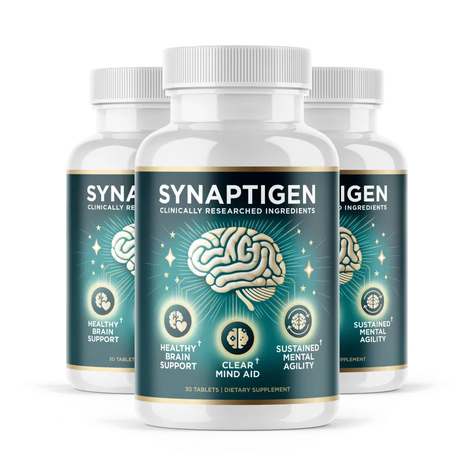 Synaptigen mid-range option \u2014 three bottles for ninety days