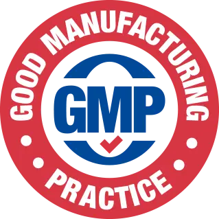 Synaptigen Good Manufacturing Practice certification seal